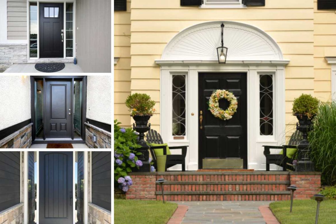 21 Black Interior Doors with White Trim for a Bold Statement 21 Black Interior Doors with White Trim for a Bold Statement