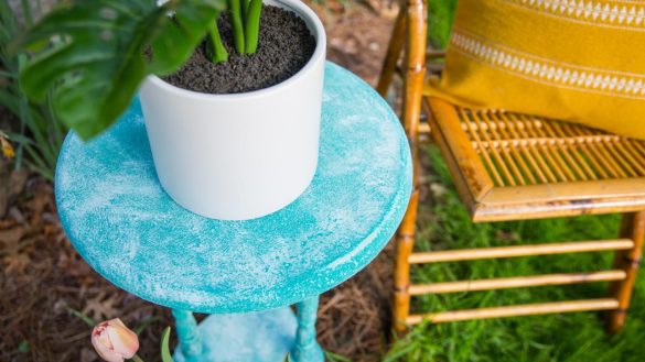 How to Get Texture With a Saltwash Paint Technique